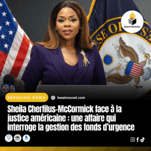 Sheila Cherfilus-McCormick visée sur les fonds d’urgence.