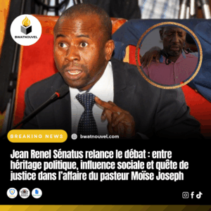 Sénatus sou dosye pastè Moïse Joseph.