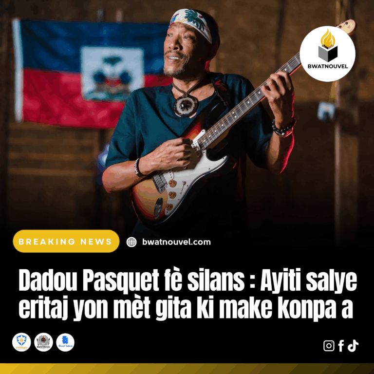Dadou Pasquet, guitariste de konpa haïtien.