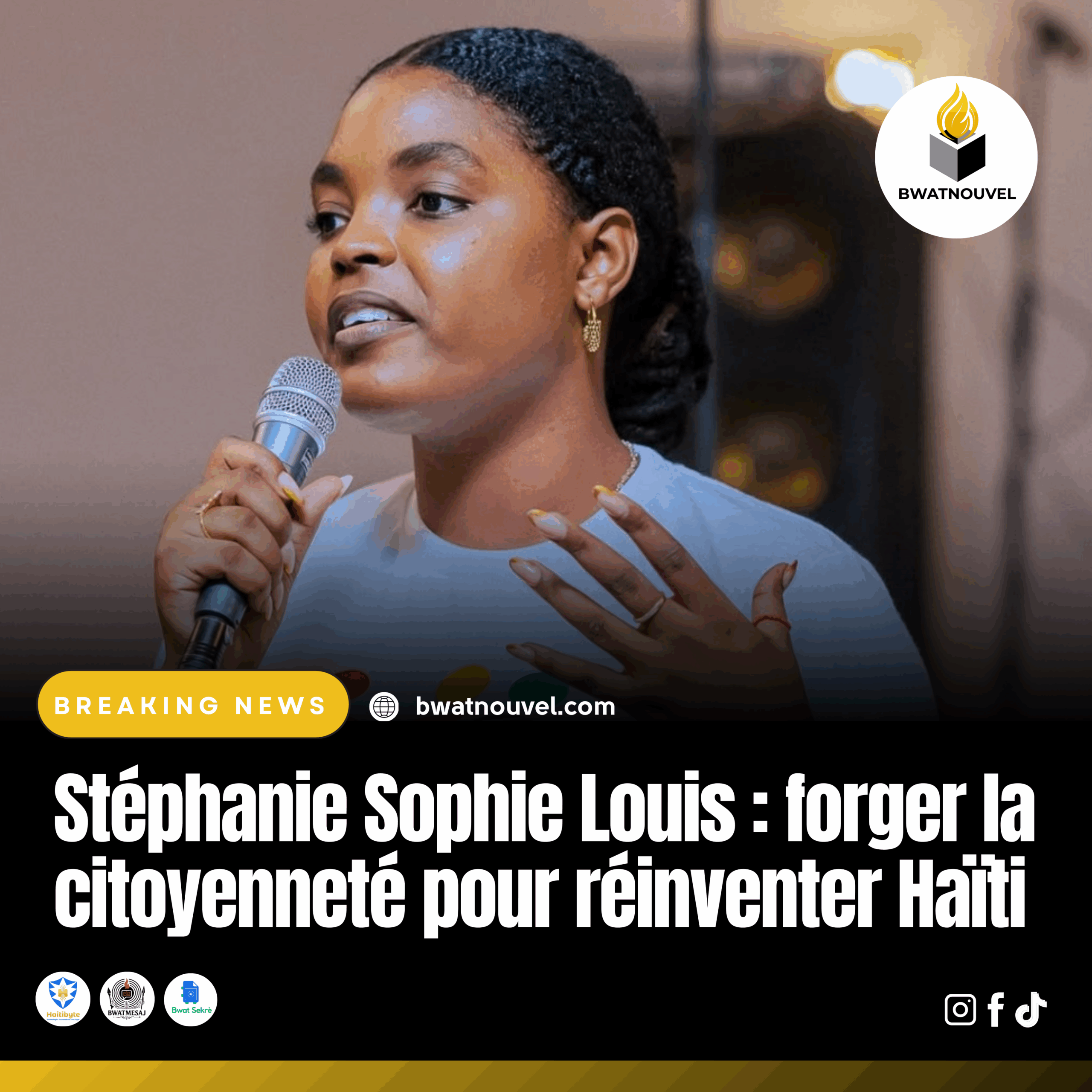 Stéphanie Sophie Louis, citoyenneté en Haïti.