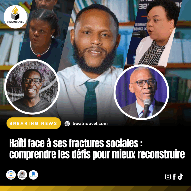 Haïti et ses fractures sociales : enjeux de reconstruction.