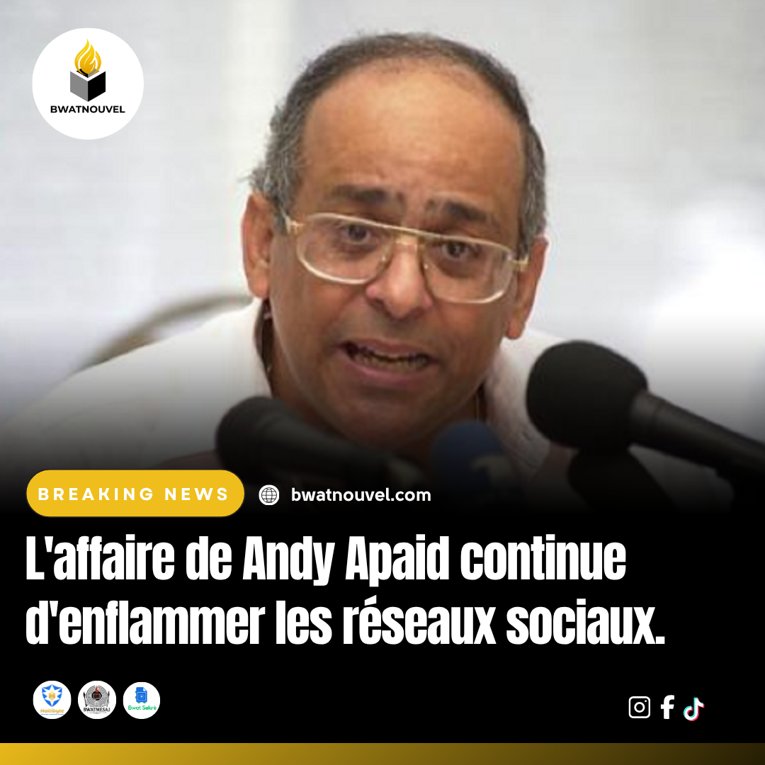 Affaire Andy Apaid fait réagir sur les réseaux sociaux.
