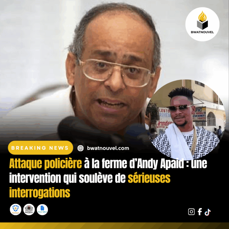 Attaque policière à la ferme d’Andy Apaid.