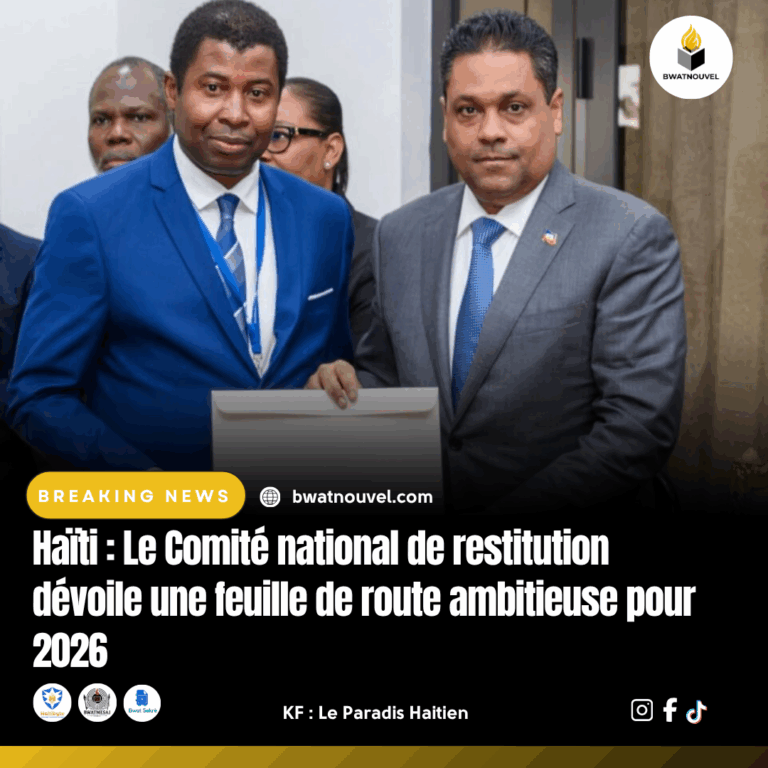 Comité national de restitution dévoile sa feuille de route 2026.