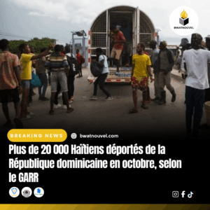 Haïtiens déportés de RD en octobre.