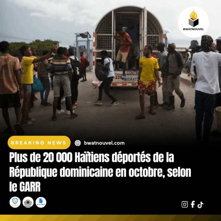 Haïtiens déportés de RD en octobre.