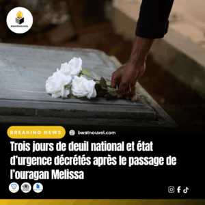 Haïti en deuil après le passage de l’ouragan Melissa . 