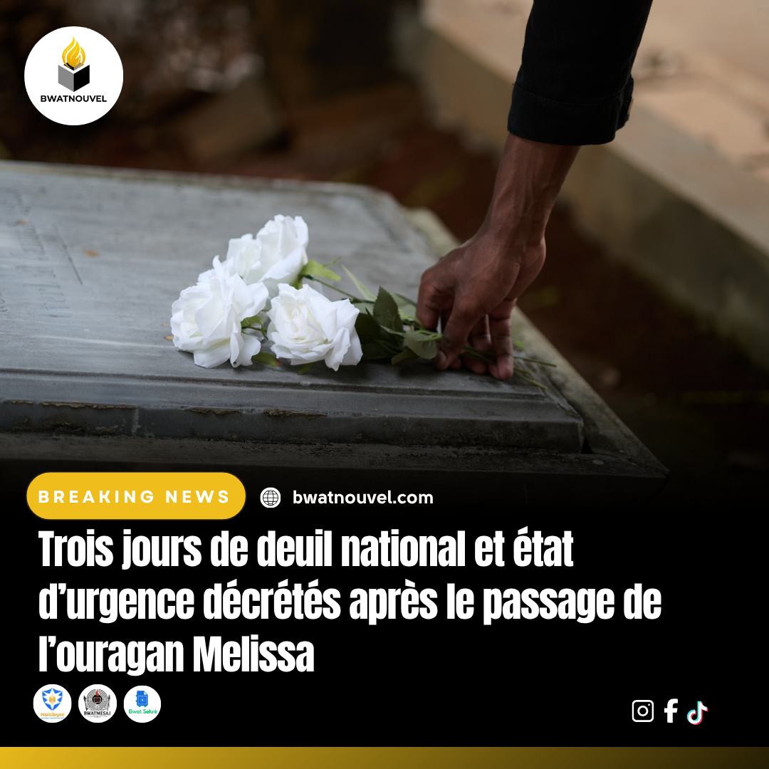 Haïti en deuil après le passage de l’ouragan Melissa .