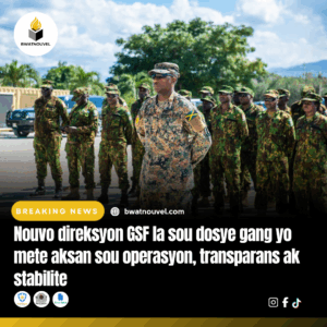 Nouvo direksyon GSF mete aksan sou operasyon kont gang yo.