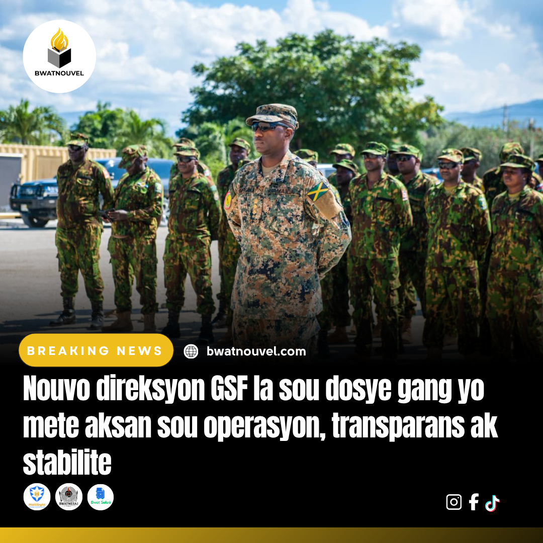 Nouvo direksyon GSF mete aksan sou operasyon kont gang yo.