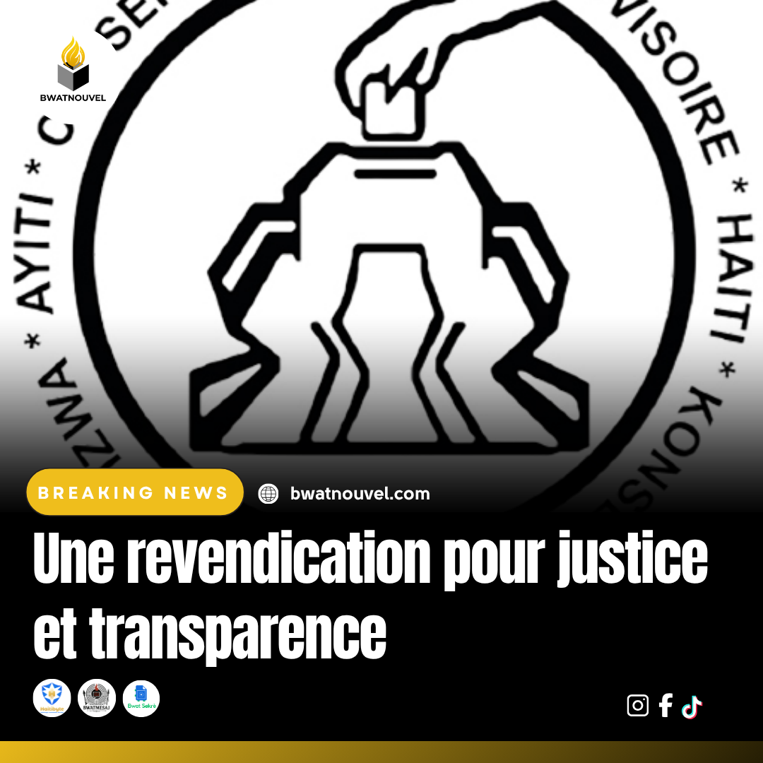 Citoyens réclament justice et transparence.