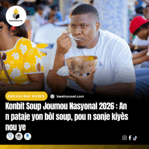 Konbit Soup Joumou 2026 : partage d’un bol.