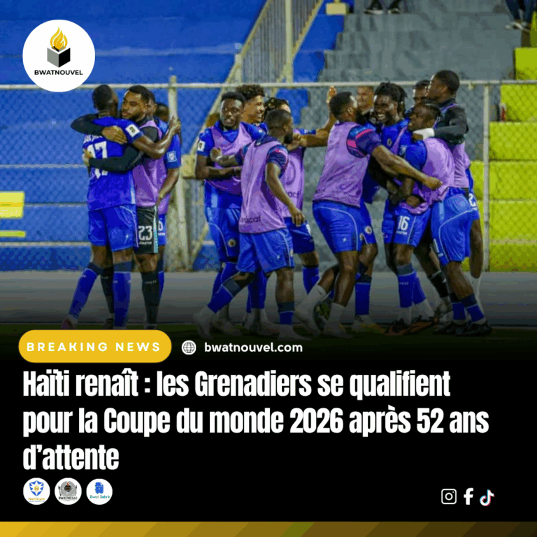"Qualification d’Haïti pour la Coupe du monde 2026.