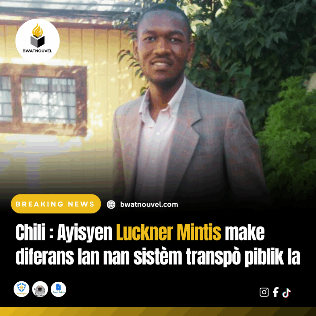 Luckner Mintis inove nan sistèm transpò piblik Chili.
