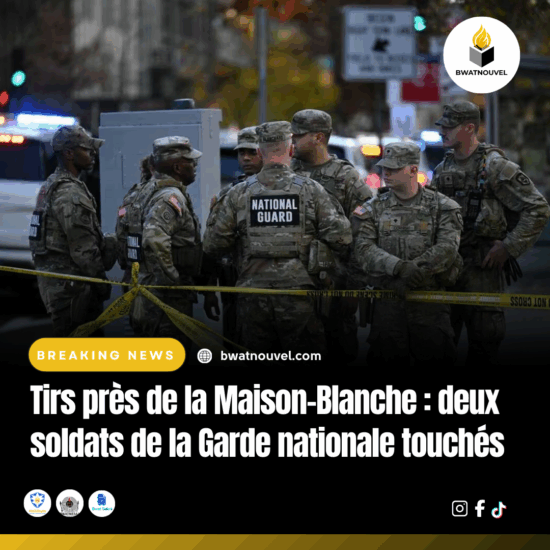 Tirs près de la Maison-Blanche : deux soldats blessés