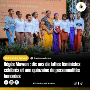 Nègès Mawon célèbre 10 ans de luttes féministes.