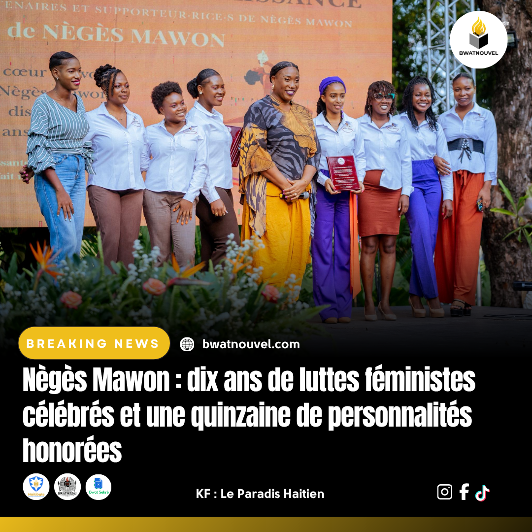 Nègès Mawon célèbre 10 ans de luttes féministes.