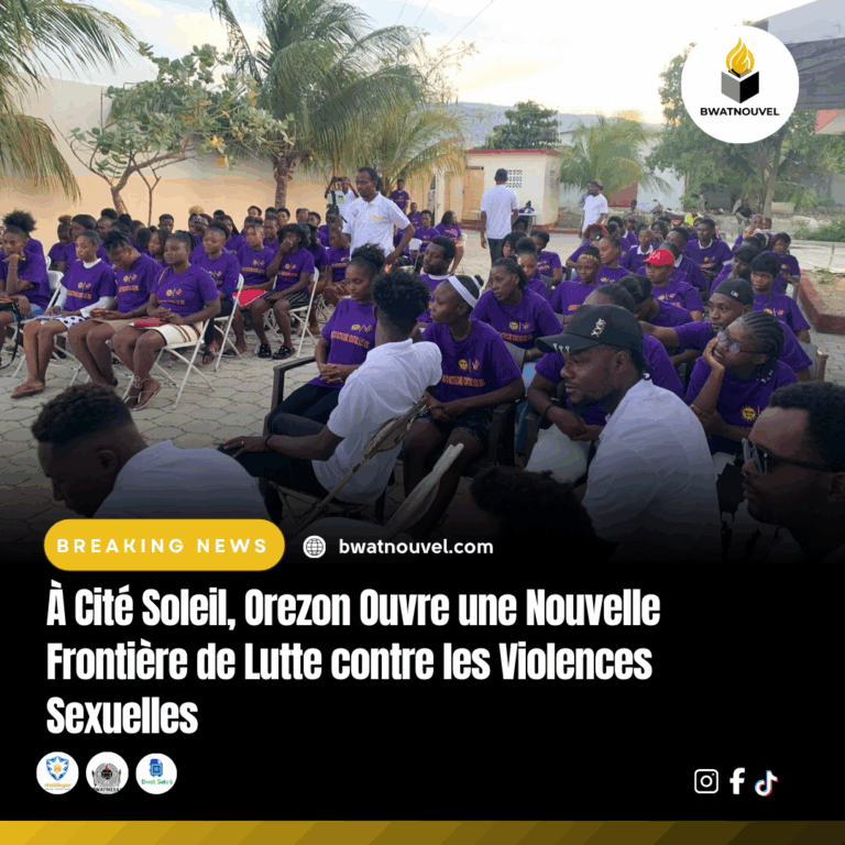 « À Cité Soleil, Orezon lutte contre les violences sexuelles