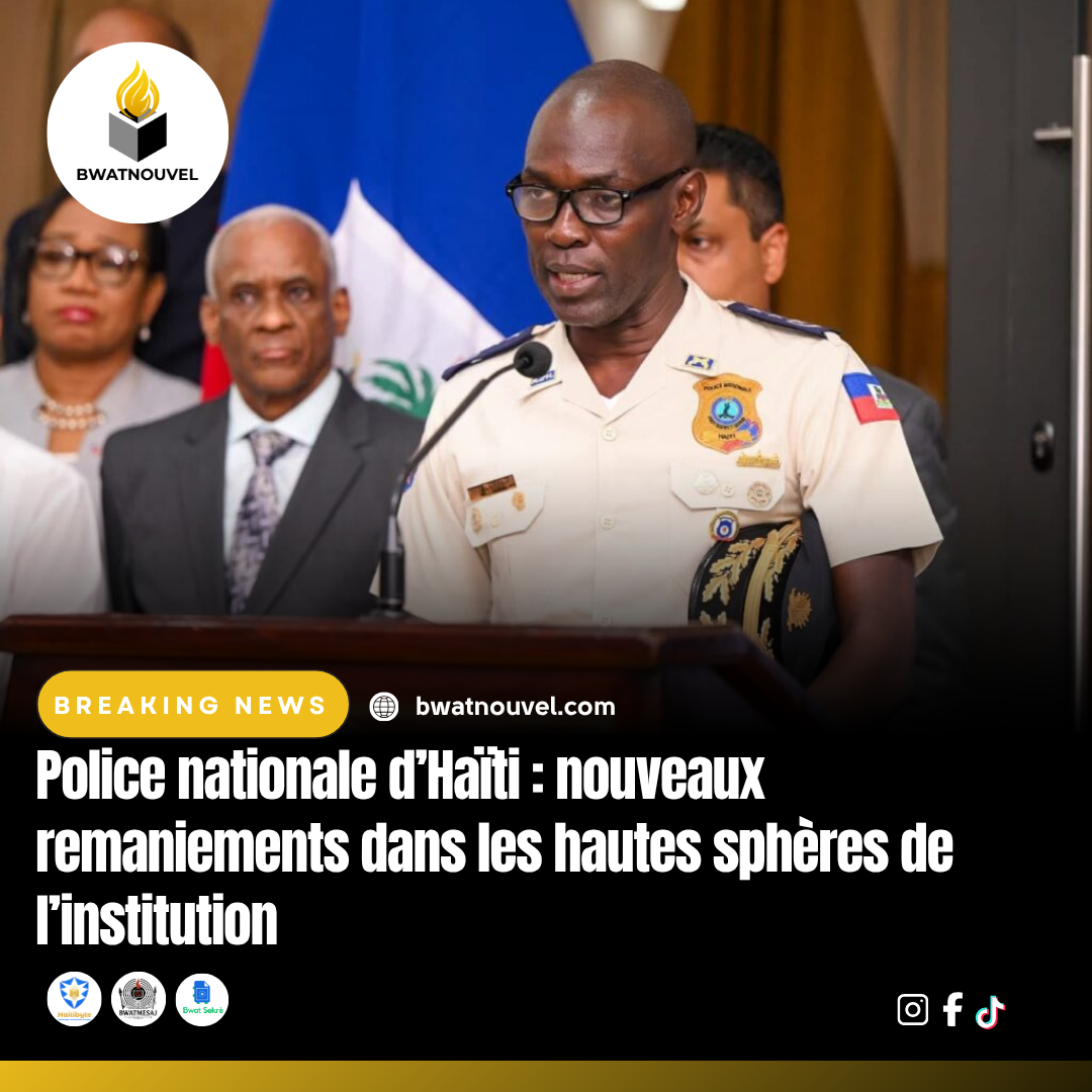 Nouveaux remaniements à la Police nationale d’Haïti .