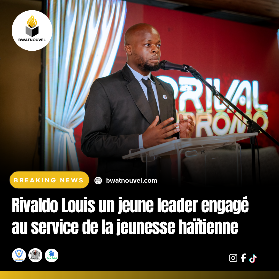 Rivaldo Louis, leader jeunesse Haïti