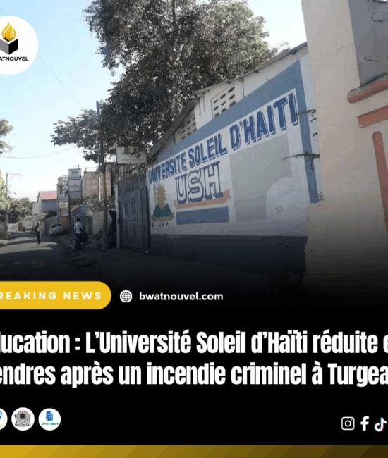 Destruction de l’Université Soleil d’Haïti à Turgeau