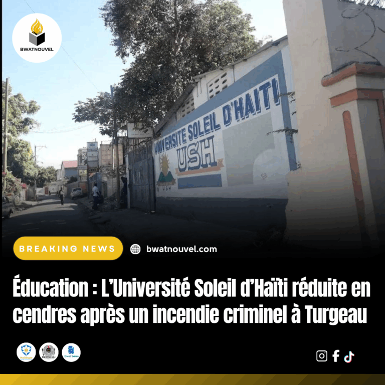 Destruction de l’Université Soleil d’Haïti à Turgeau
