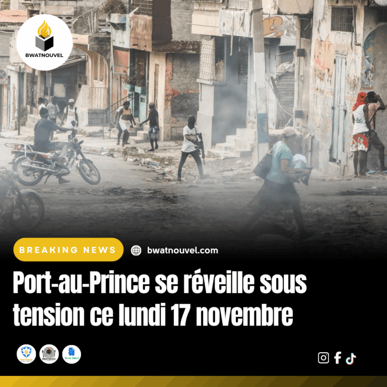 Port-au-Prince sous tension le 17 novembre .