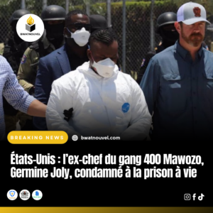  Germine Joly condamné à vie aux États-Unis. 