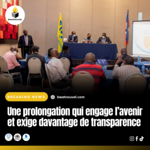 Prolongation qui engage l’avenir et la transparence.