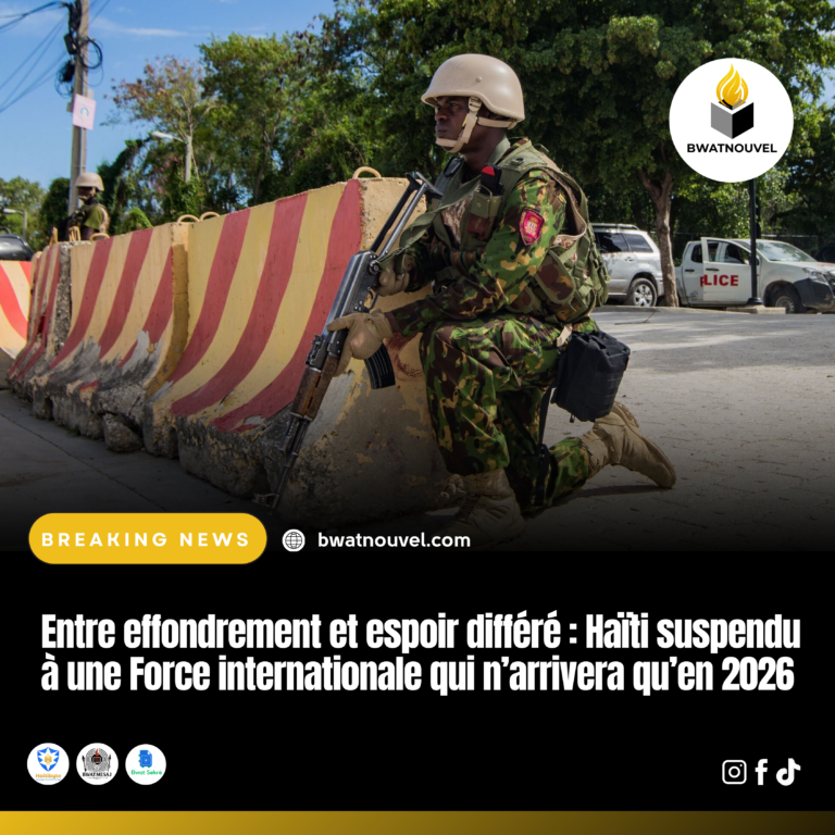 “Haïti en attente de la Force internationale en 2026.