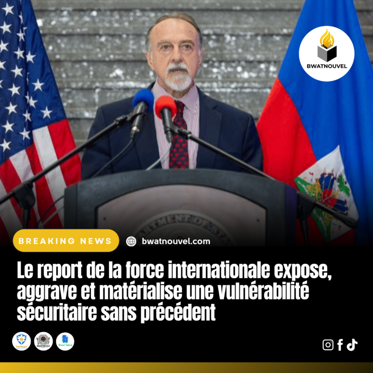 Report de la force internationale expose la sécurité.