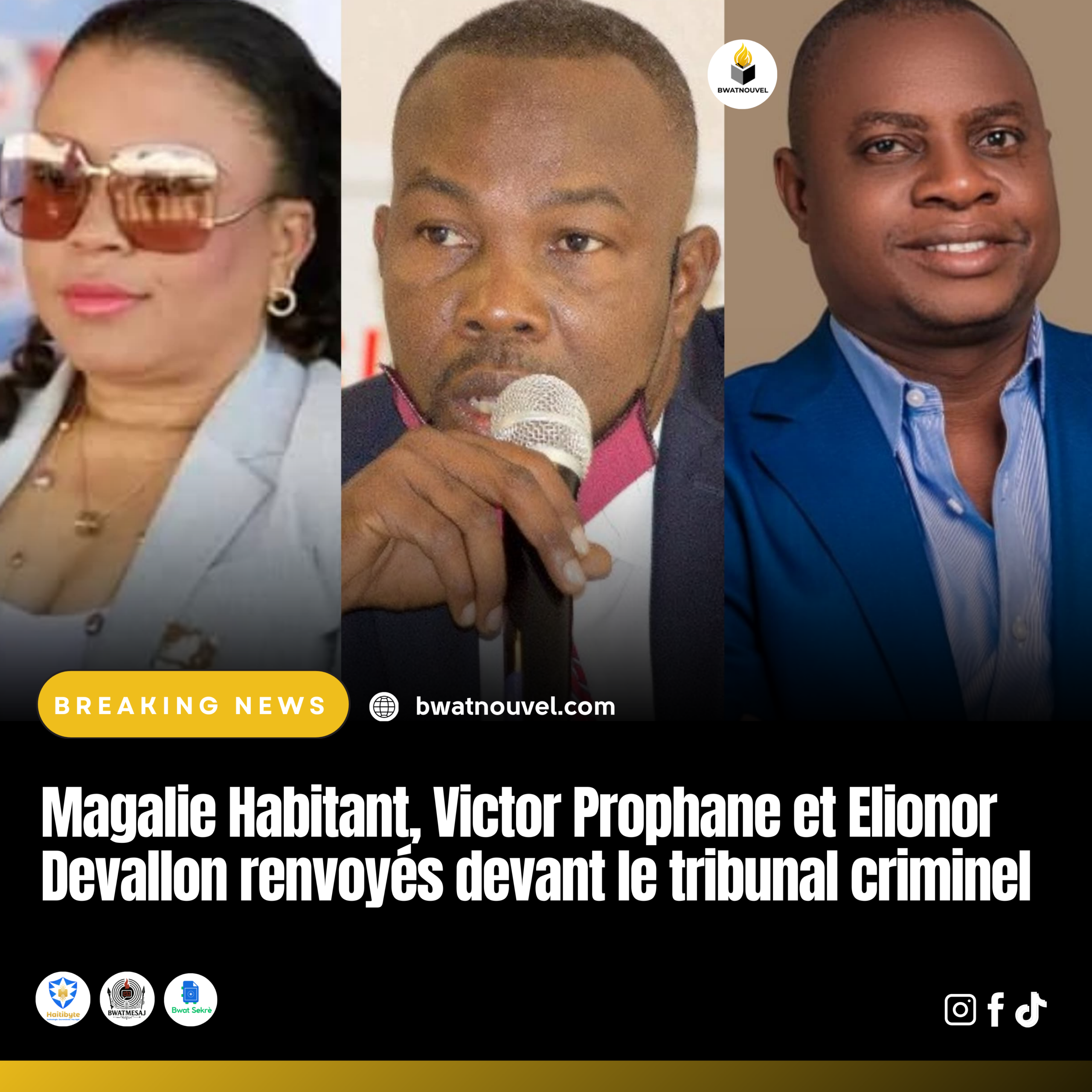 Habitant, Prophane et Devallon devant le tribunal criminel.