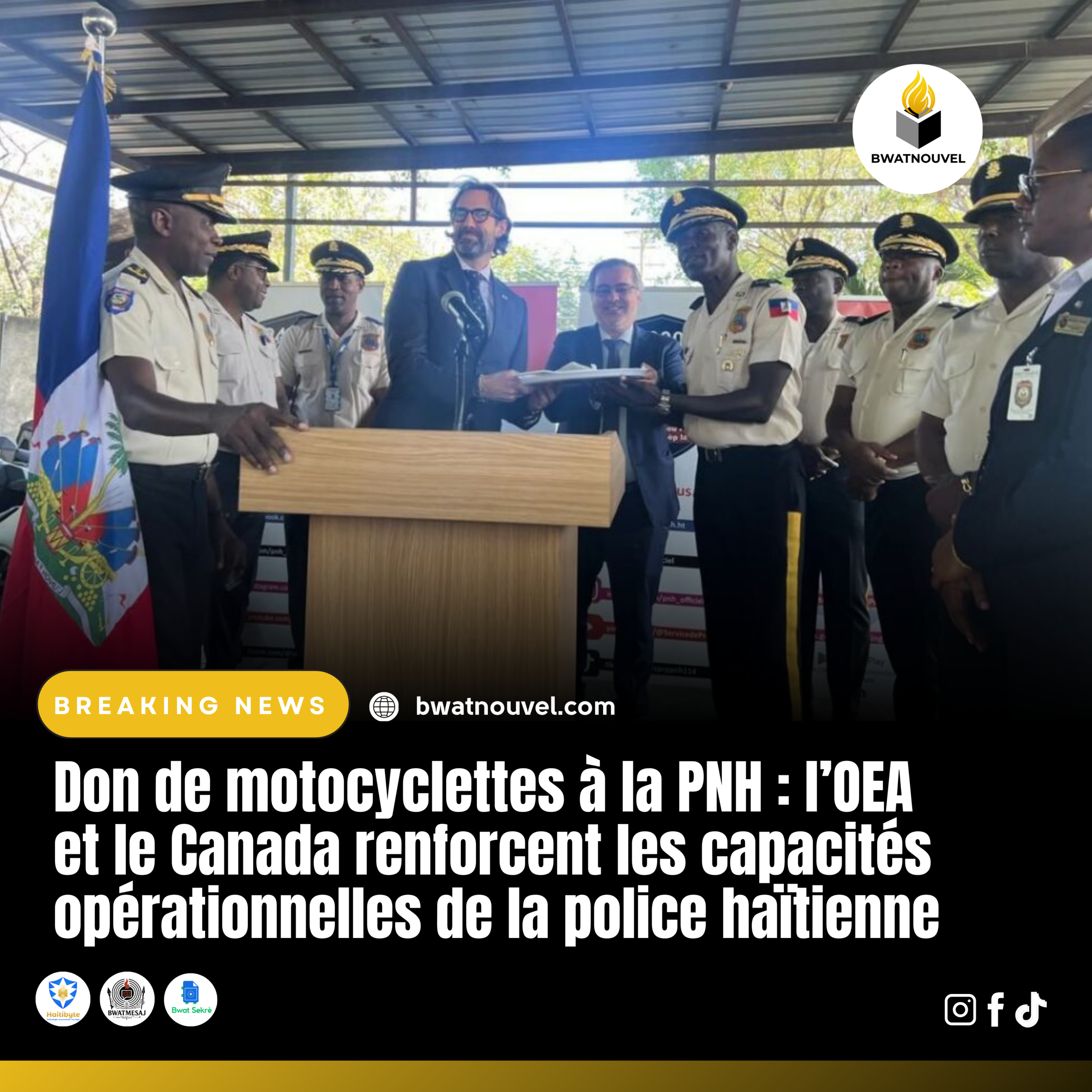 PNH : OEA et Canada renforcent la police