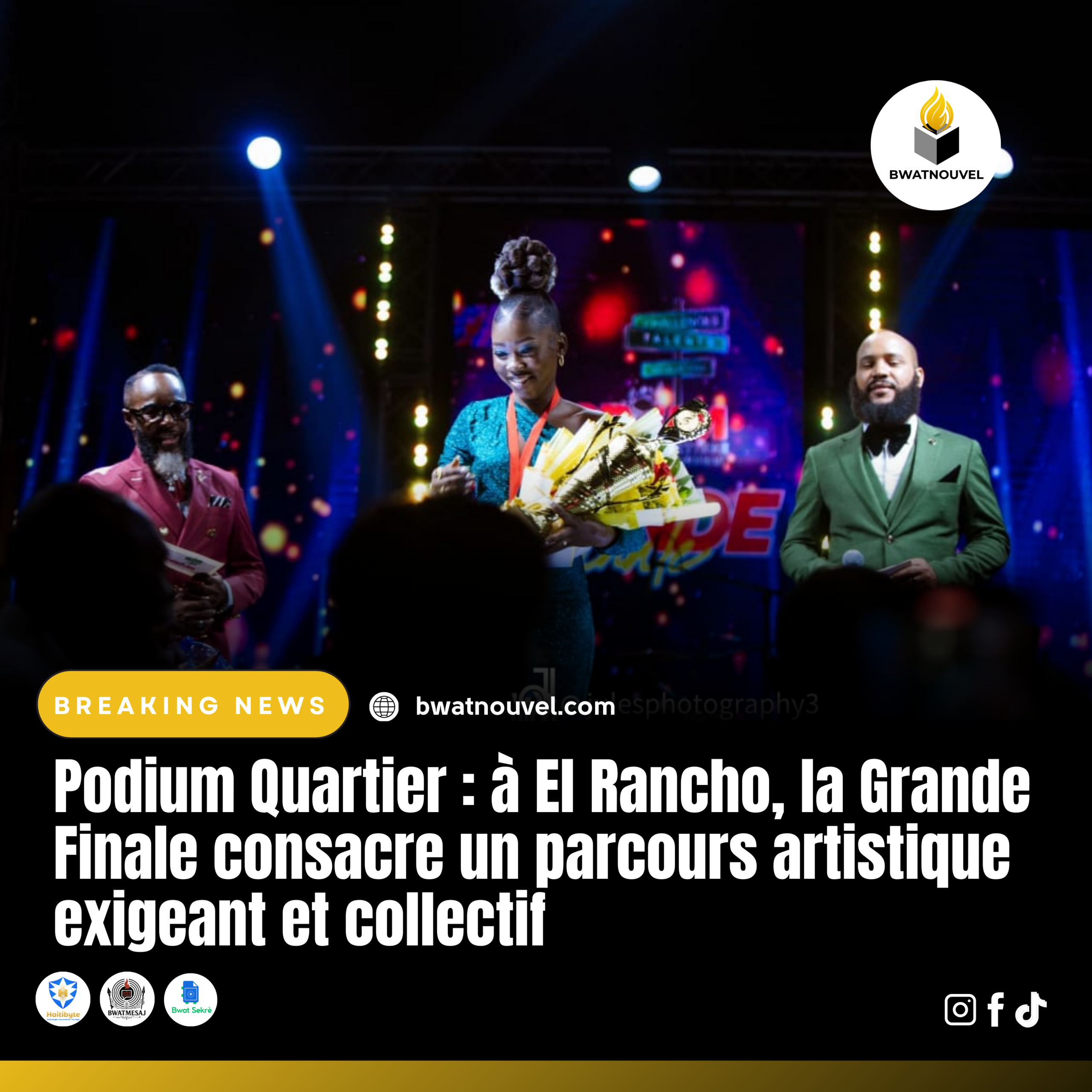 Podium Quartier El Rancho : finale artistique collective