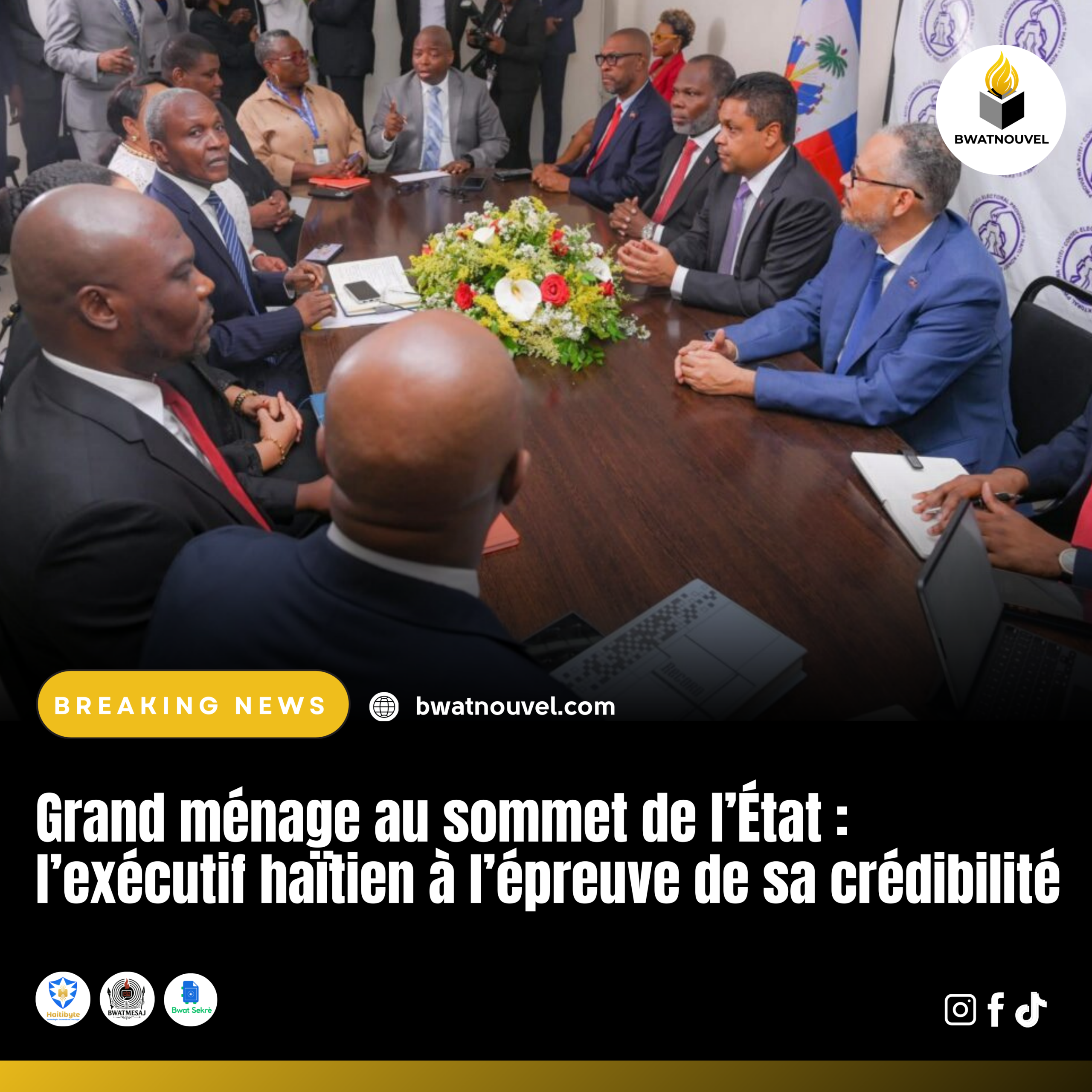 Exécutif haïtien : crédibilité mise à l’épreuve.