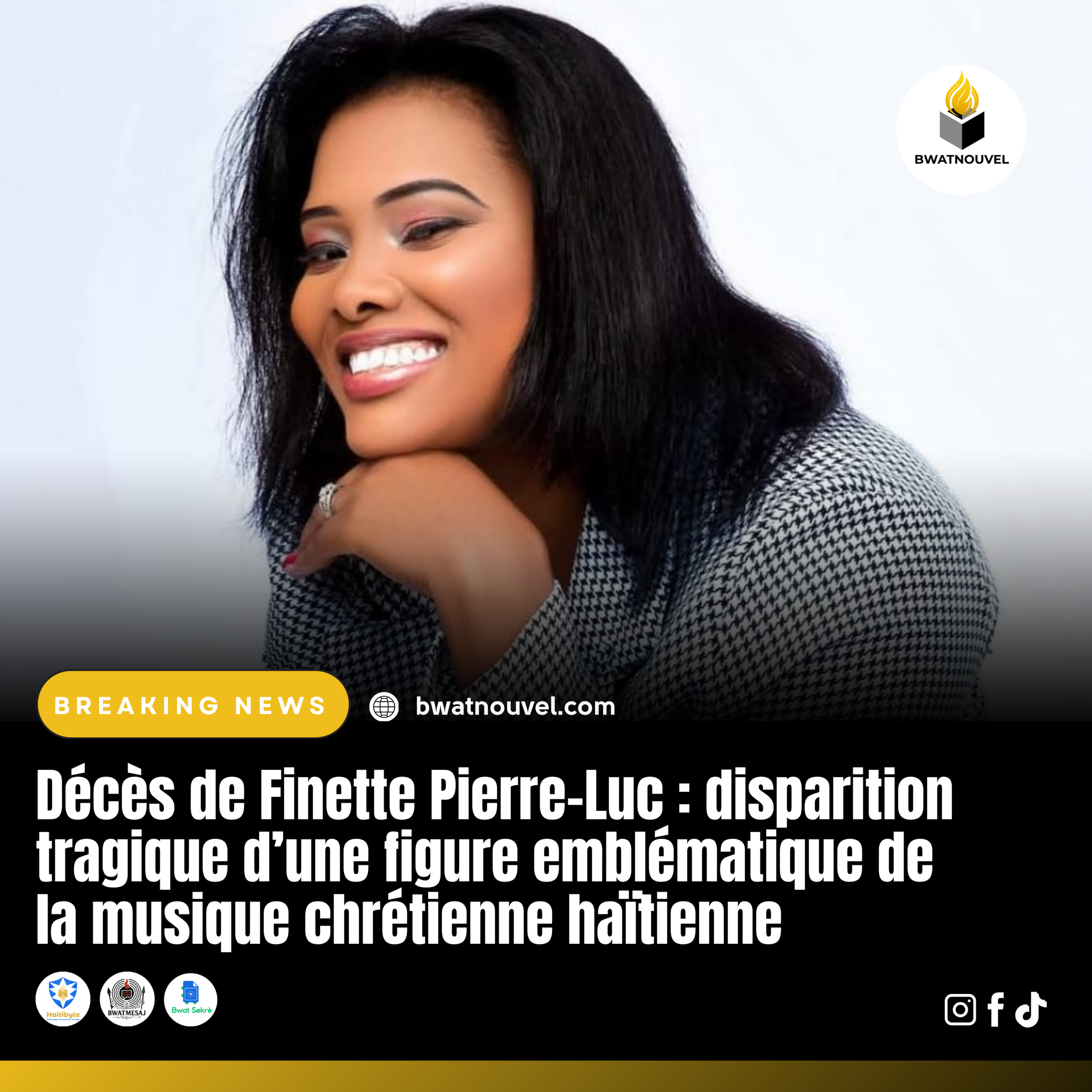 Finette Pierre Luc, musicienne chrétienne haïtienne