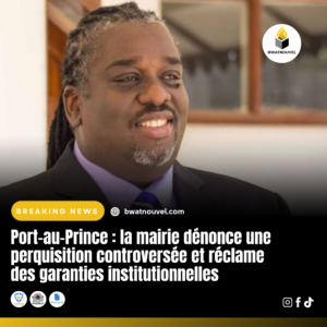 Perquisition contestée à la mairie de Port-au-Prince.