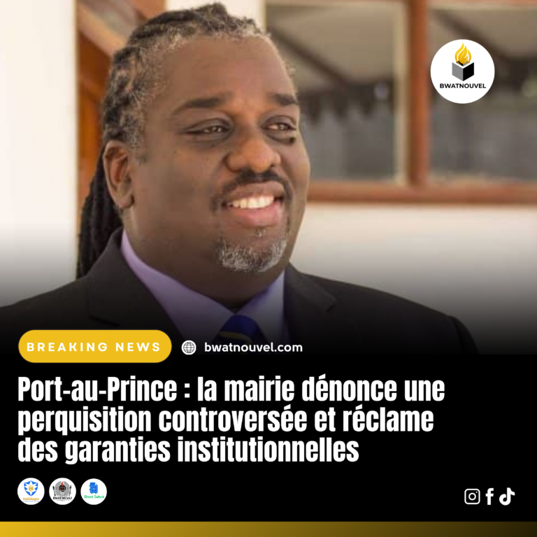 Perquisition contestée à la mairie de Port-au-Prince.