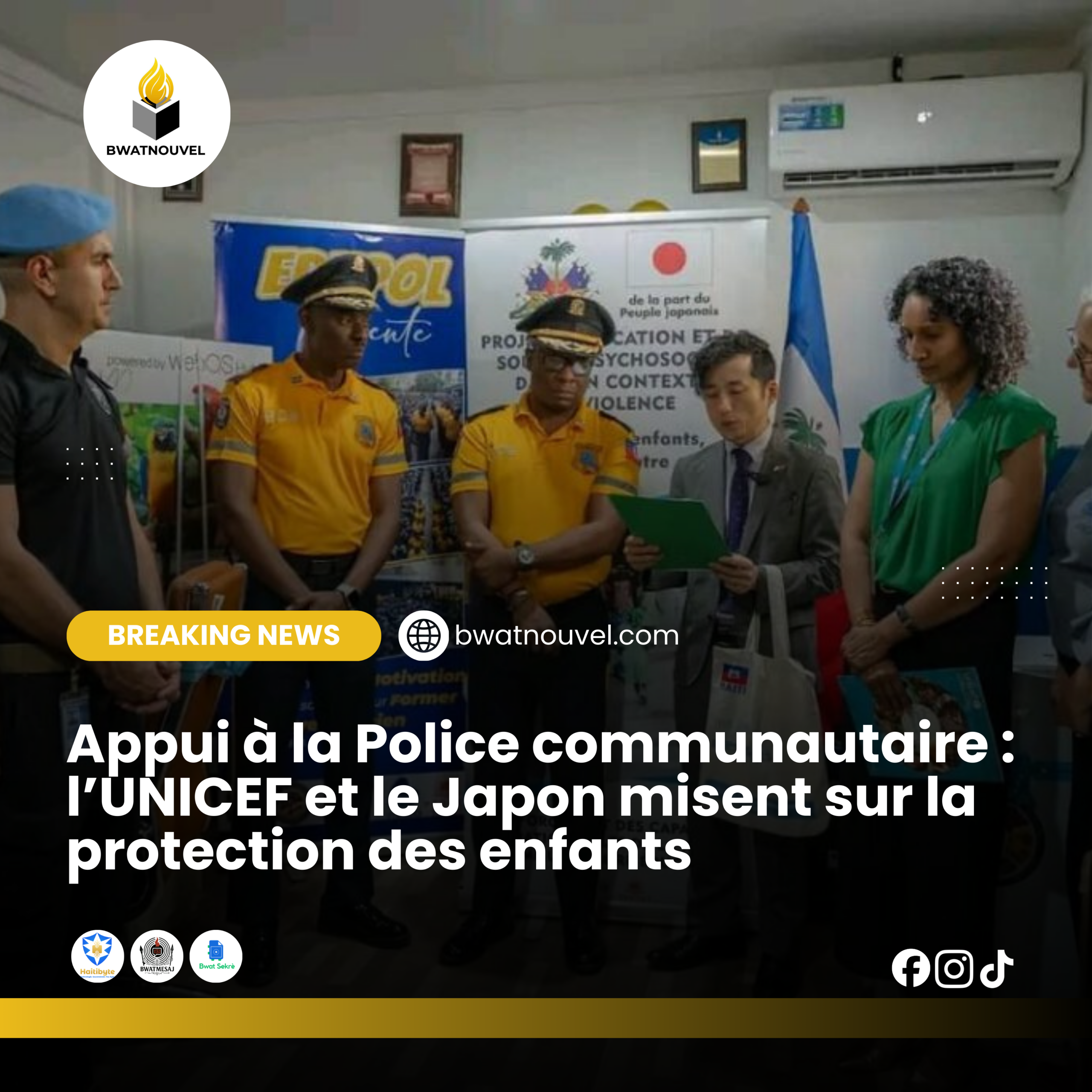 Protection enfants UNICEF–Japon.