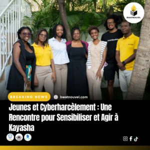 Sensibilisation des jeunes au cyberharcèlement à Kayasha.