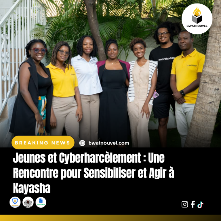 Sensibilisation des jeunes au cyberharcèlement à Kayasha.