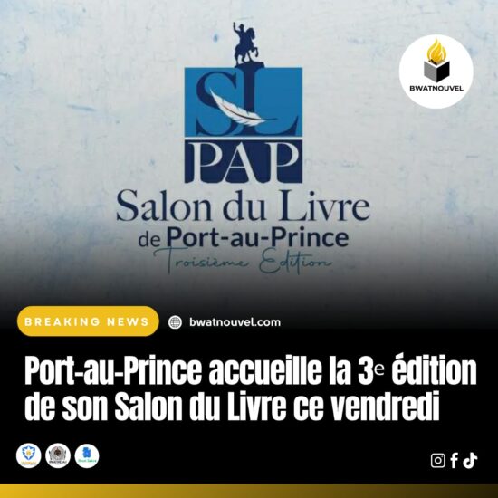3ᵉ édition du Salon du Livre à Port-au-Prince.