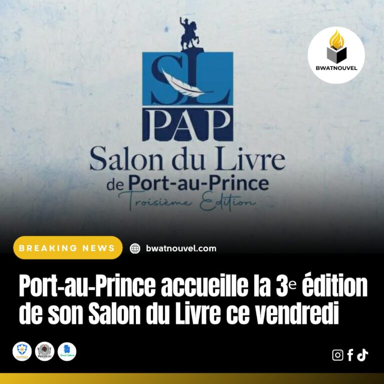 3ᵉ édition du Salon du Livre à Port-au-Prince.