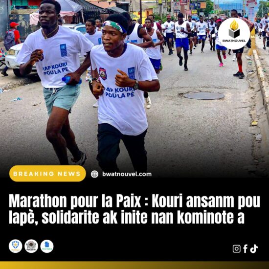 Marathon pour la Paix : courir ensemble pour la paix.